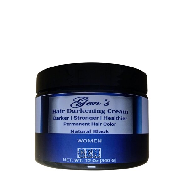 GEN Permanent Hair Darkening Cream: Get Natural Black Hair fast (Women Over 40) - Picture 1 of 5